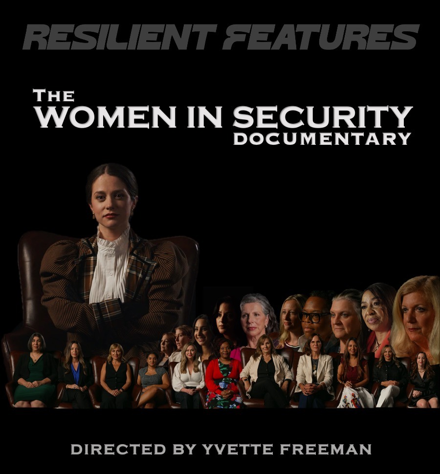 Key art for The Women In Security Documentary showing the women interviewed for the film.